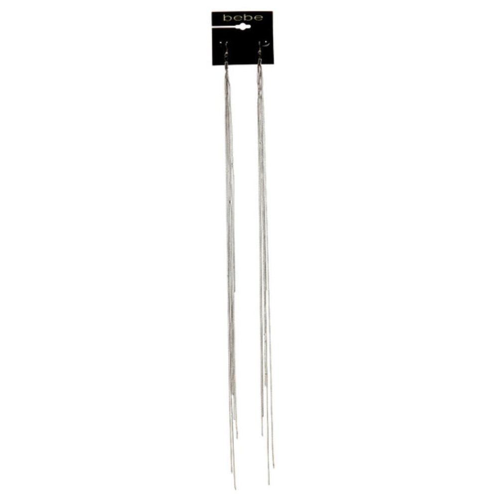 Bebe dramatic gold chain shoulder duster earrings - Picture 1 of 3